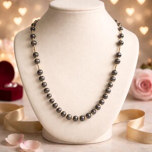 Freshwater potato pearls necklace