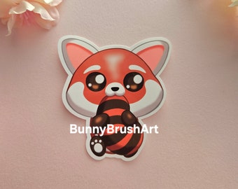 Red Panda vinyl sticker