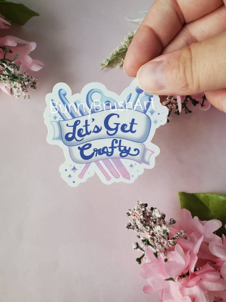 Crafty Vinyl Sticker - Etsy