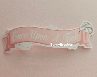 Once Upon A Time vinyl sticker