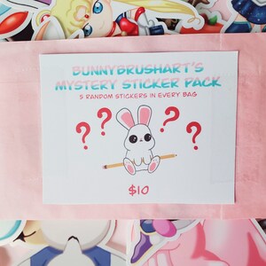 Mega Mystery Sticker Pack | 10 stickers in every pack
