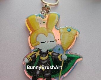 Bunny Loki keychain