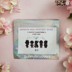 Genshin Mystery Bag | 10 stickers per pack