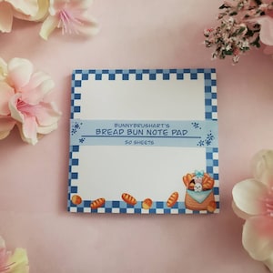 Bread Bun notepad