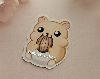 Hamster vinyl sticker