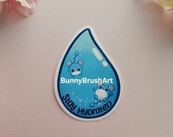 Stay Hydrated vinyl sticker