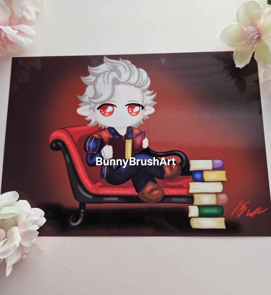 The Fancy Vampire Mini Print - Etsy