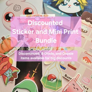 Discounted Mystery Sticker and Mini Print bundles