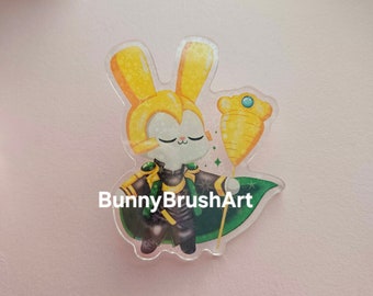 Bunny Loki acrylic pin