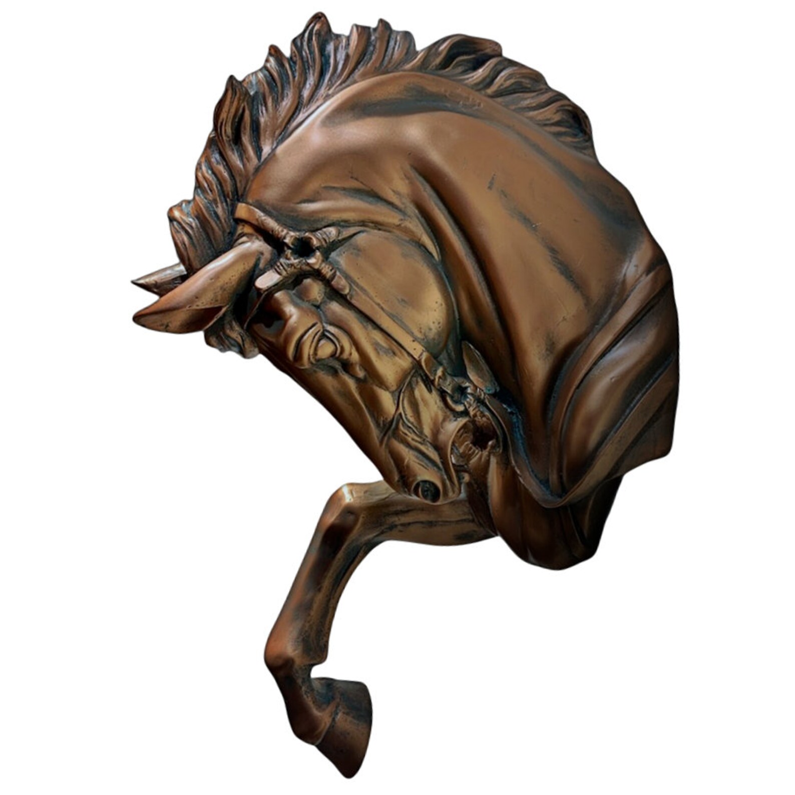 Horse Head Wall Sculpture home Decoration Objects Art Etsy