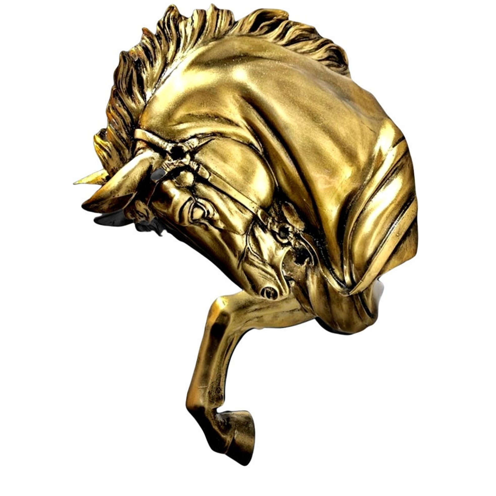 Horse Head Wall Sculpture home Decoration Objects Art Etsy