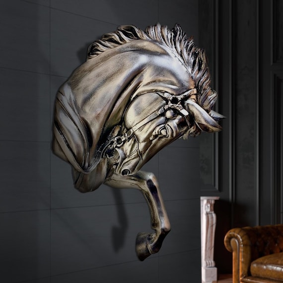 Horse Head Wall Sculpture ,home Decoration Objects, Art Object
