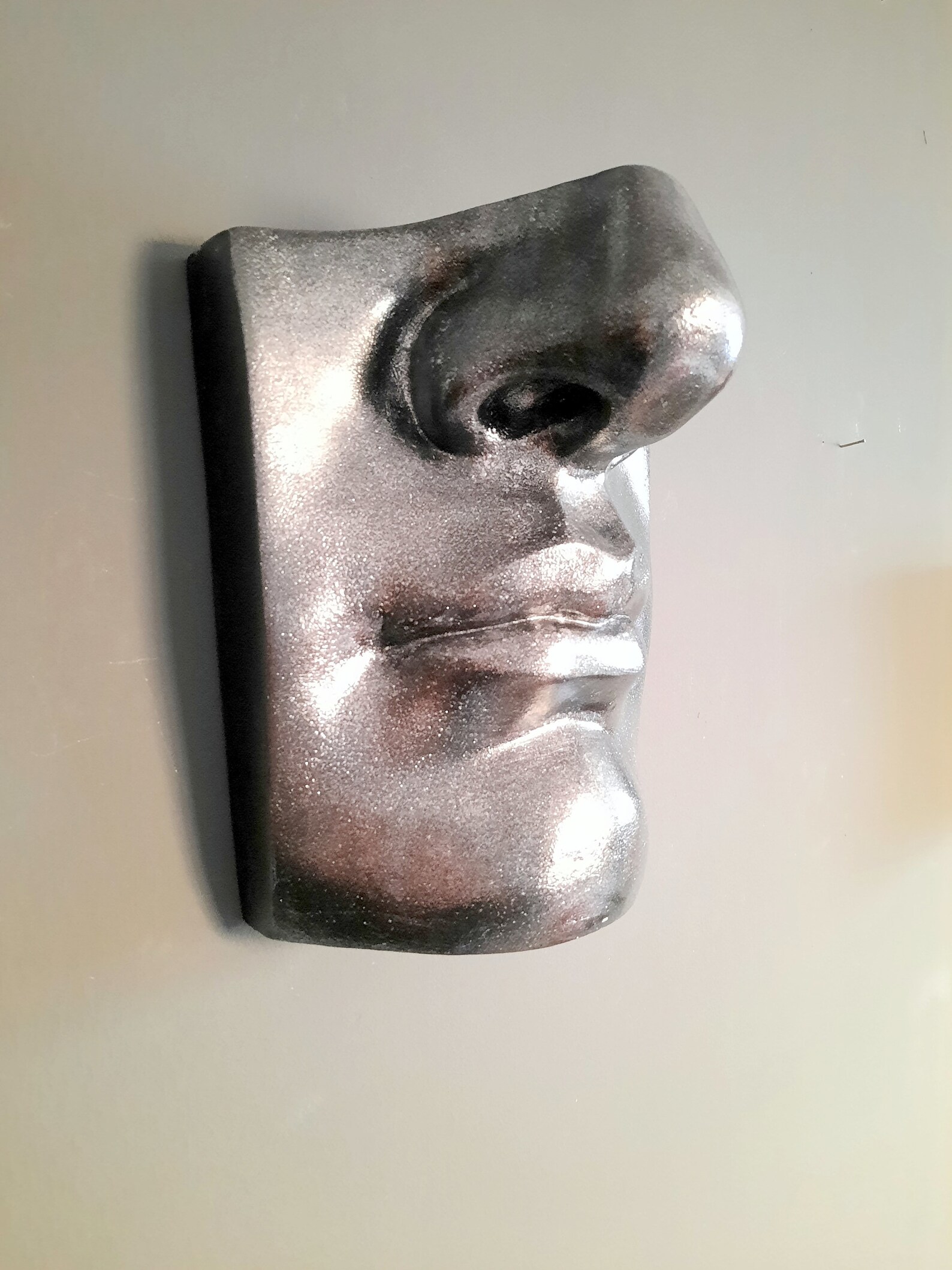 DAVIDS NOSE & MOUTH Wall Sculpture / 2 halves Fiberglass Etsy