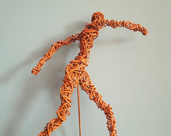 Climbing Man Wall Sculpture/silver Colorwall Sculpture Etsy
