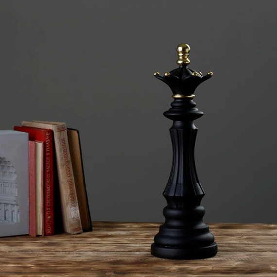 Queen Chess Piece /Schwarz oder Weiß Farbe / Schachfiguren Brettspiele,Home  Dekoration Objekte,Weihnachtsgeschenk,Büro Geschenke,Weihnachtsdekoration -  Etsy Österreich