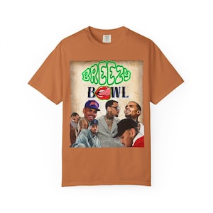 Breezy Bowl Graphic Tee | Chris B. Fan Shirt | Retro R&B Concert Aesthetic