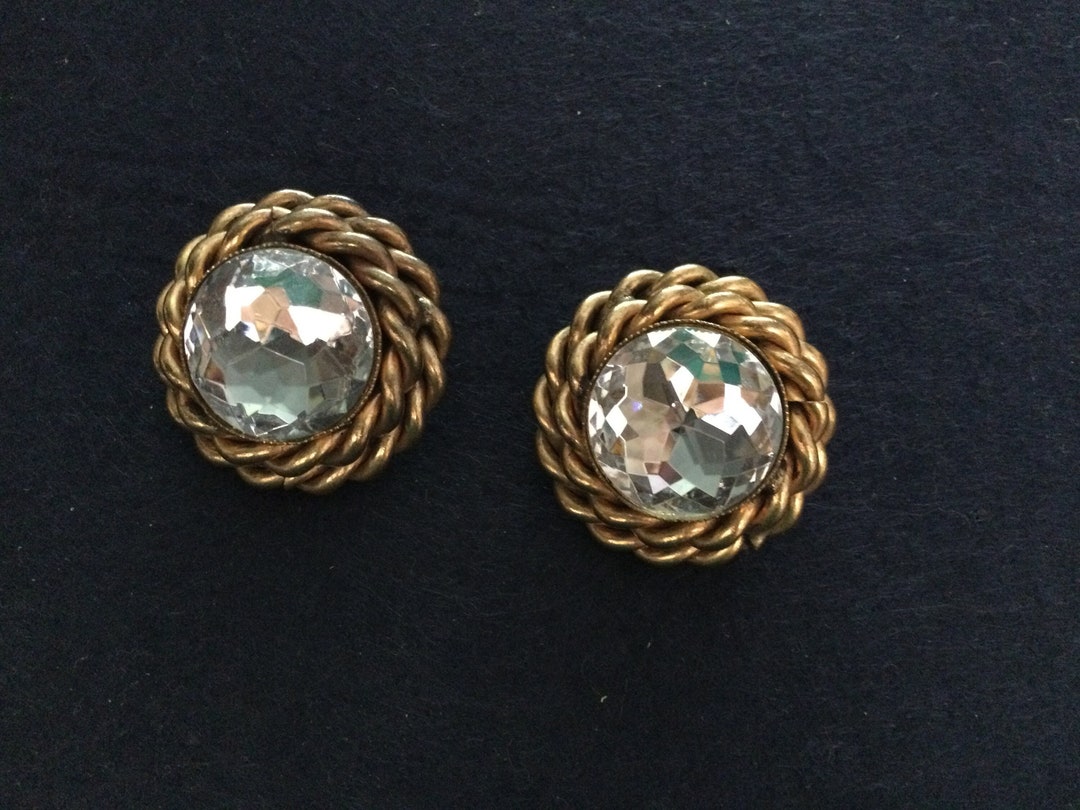 Statement Butler and Wilson Vintage Earrings Etsy