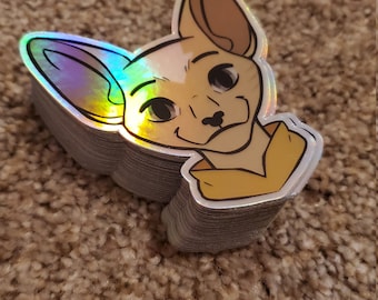 Holographic Sticker: Kitty Avatar