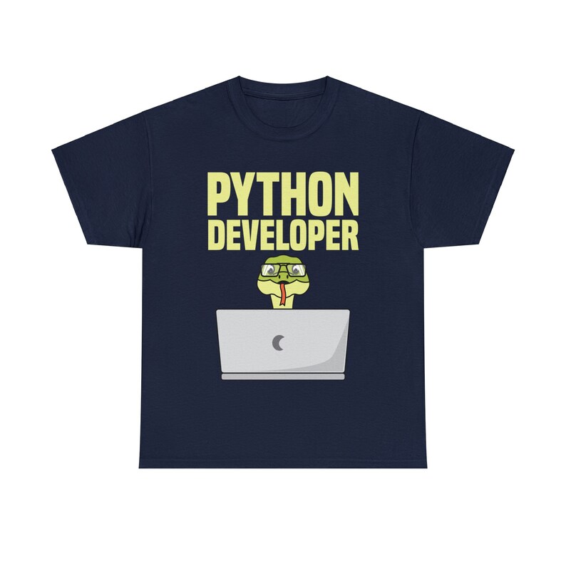 Python developer Unisex Heavy Cotton Tee image 5