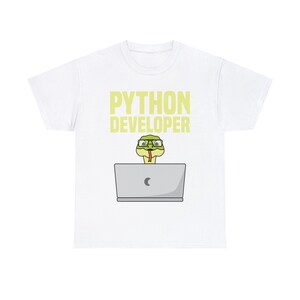 Python developer Unisex Heavy Cotton Tee image 8