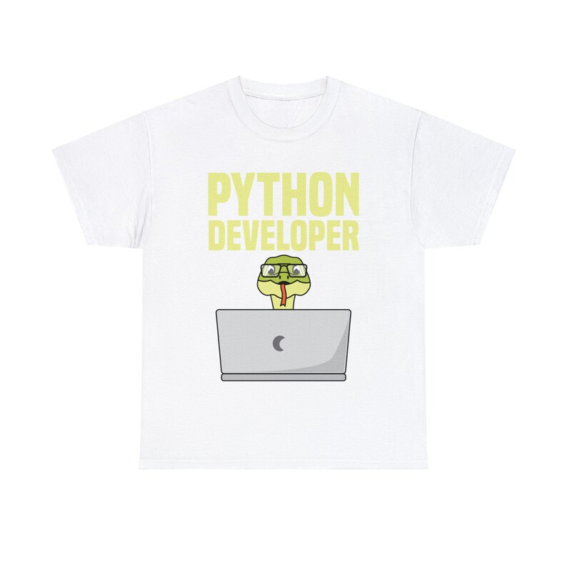 Python developer Unisex Heavy Cotton Tee image 8