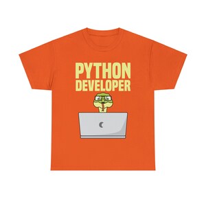 Python developer Unisex Heavy Cotton Tee image 6