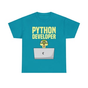 Python developer Unisex Heavy Cotton Tee image 7