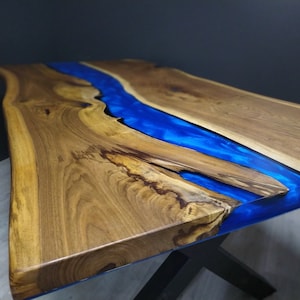 Epoxy Dining Table, Live Edge Epoxy Table, Epoxy River Table, Wood and Epoxy Table, Dining Room Table, Epoxy Resin Table, Kitchen Table