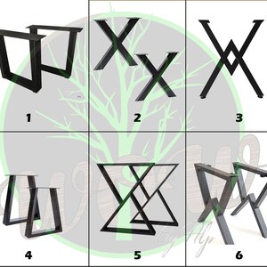 Epoxy Table Leg Options