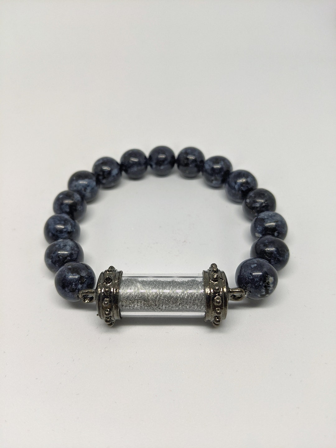 Rare Handmade Thai Silver String Bracelet Blessed by Buddhist Monks