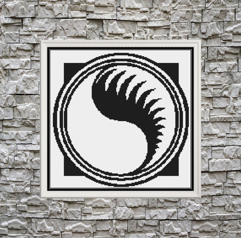 Aes Sedai Symbol Wheel of Time Cross Stitch Pattern PDF Etsy Canada