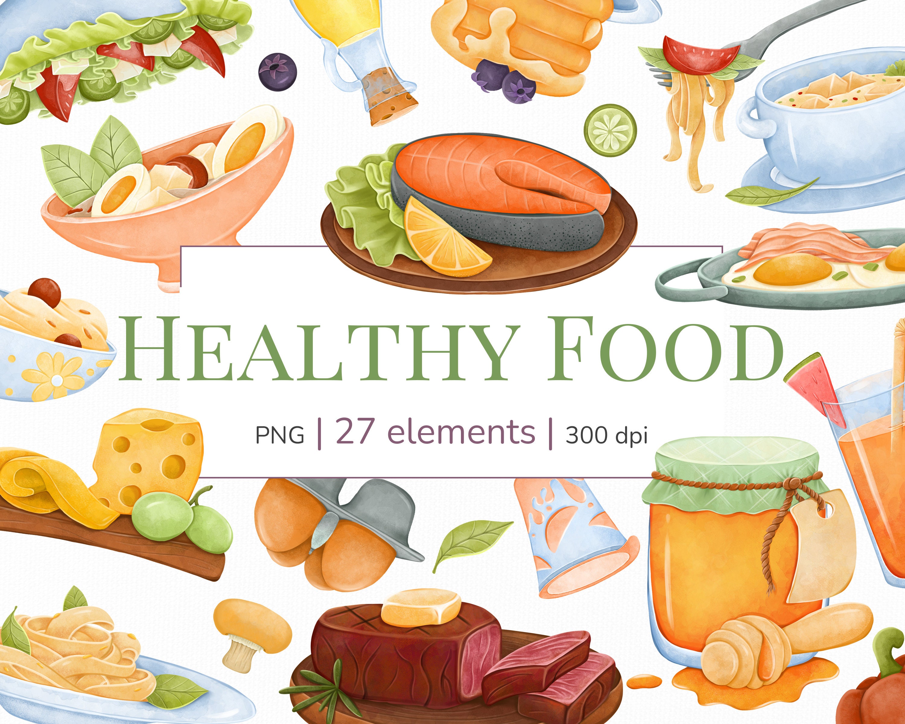 healthy food clipart images