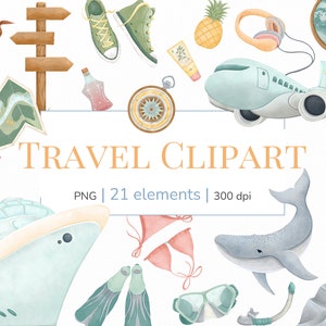 旅行のクリップアート。ビーチのクリップアート。夏のクリップアートの png ファイル。休暇のクリップアートをすぐにダウンロード。トロピカルな休日のクリップアート。海のクリップアート PNG