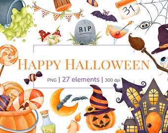 34+ Clip Art Halloween Images Background