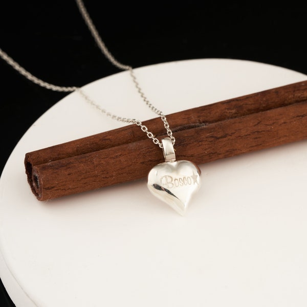 925 Sterling Silver Cremation Heart Urn for Dad Mom Baby Ashes Holder Pendant, Memorial Necklace, Ash Holder Necklace, Dad Mom Loss Necklace