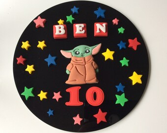 Gateau Yoda Etsy