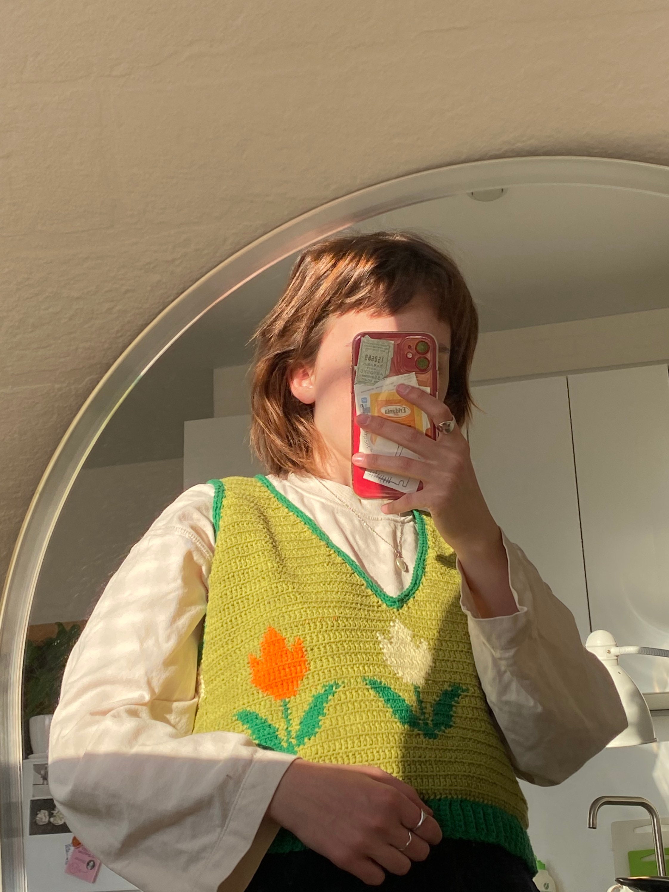 PDF Crochet pattern Tulips vest
