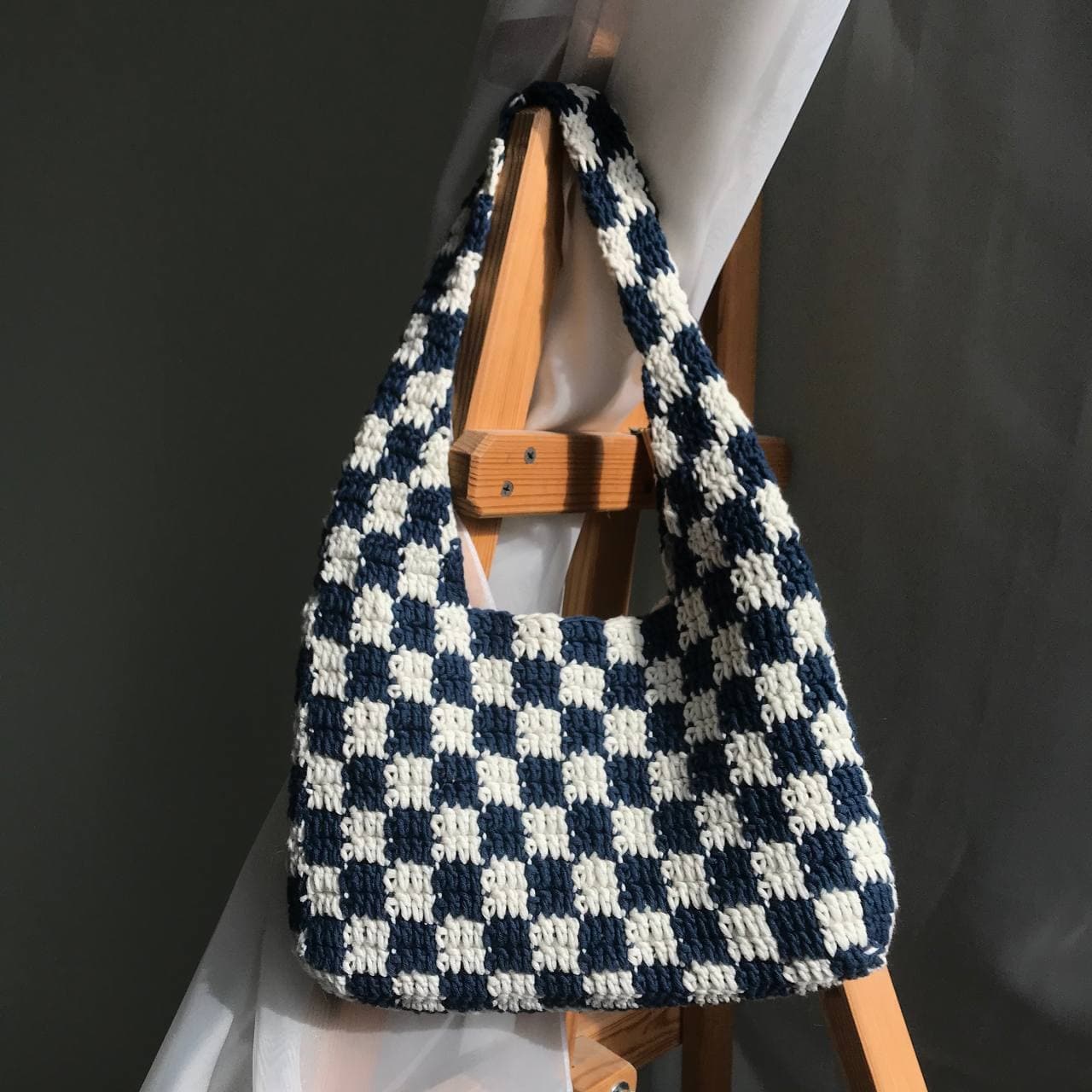 PDF Checkerboard Bag Crochet PATTERN Etsy UK