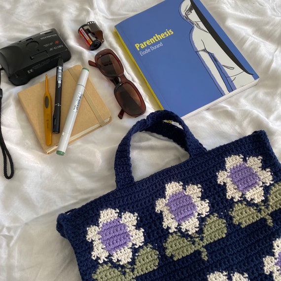 トートバッグ NOTHING EVERYTHING : 24FW / CROCHET FLOWER TOTE BAG (BLACK) Spade Flower Jacquard Medium Everything Tote | Kate Spade