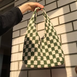 PDF Checkerboard Tasche Häkelanleitung