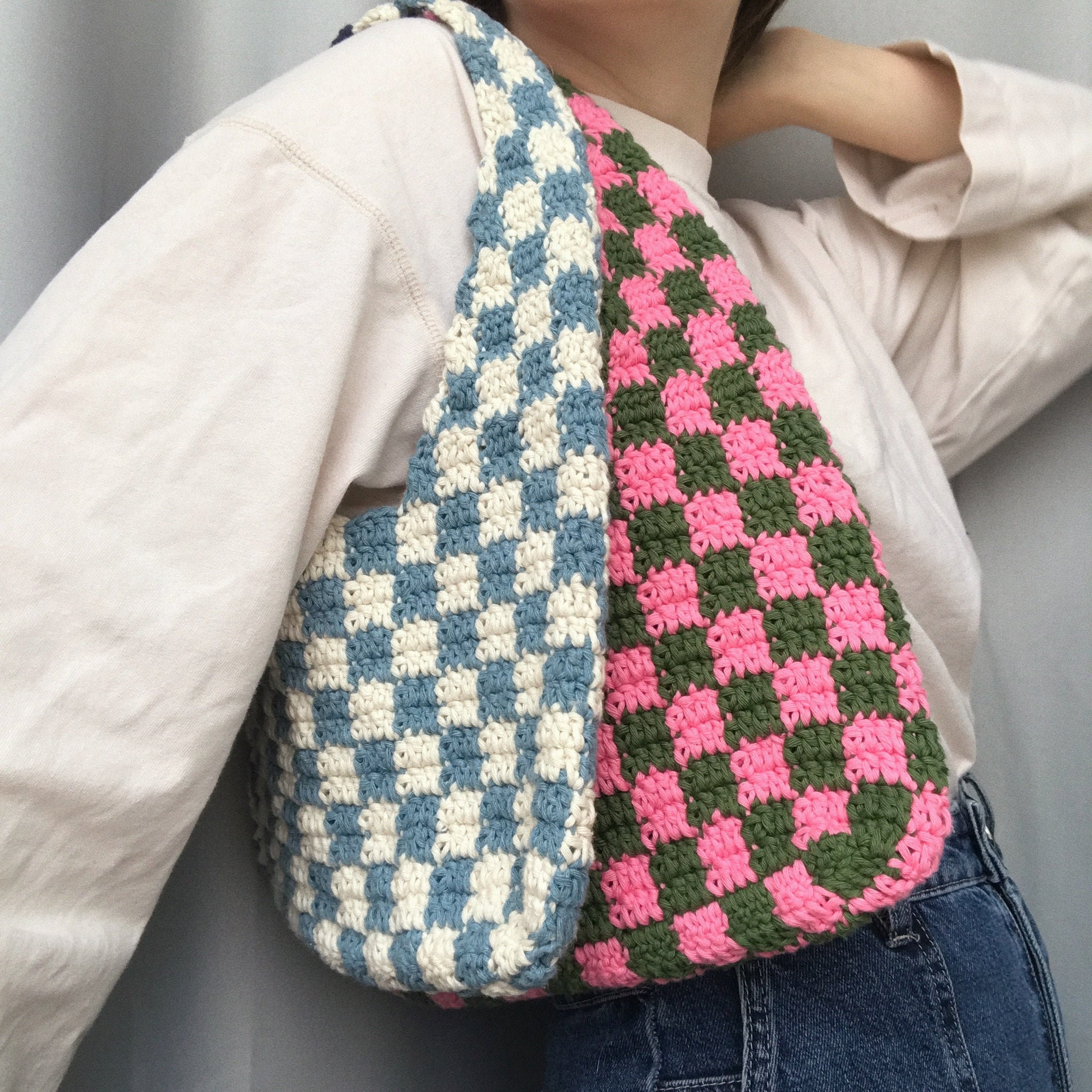 tote bag checkerboard