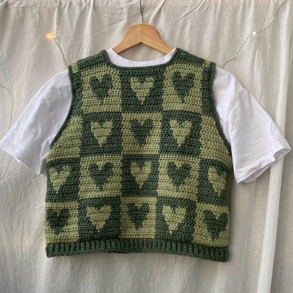 PDF Crochet Pattern Lovers Vest - Etsy