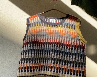 PDF Riscas Vest crochet pattern