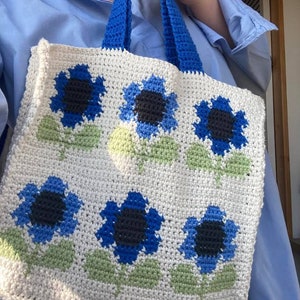 PDF blooming bag crochet pattern image 4