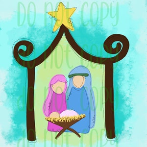 Manger scene