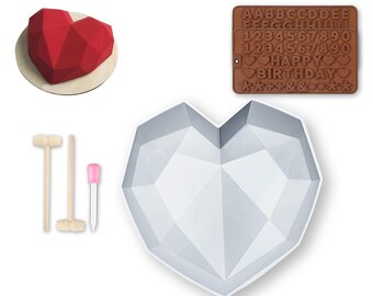Chocolate Heart Mold Etsy