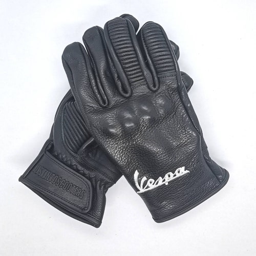 Vespa Scooter Rustic Brown Tan Gloves Italian Leather Mods Etsy