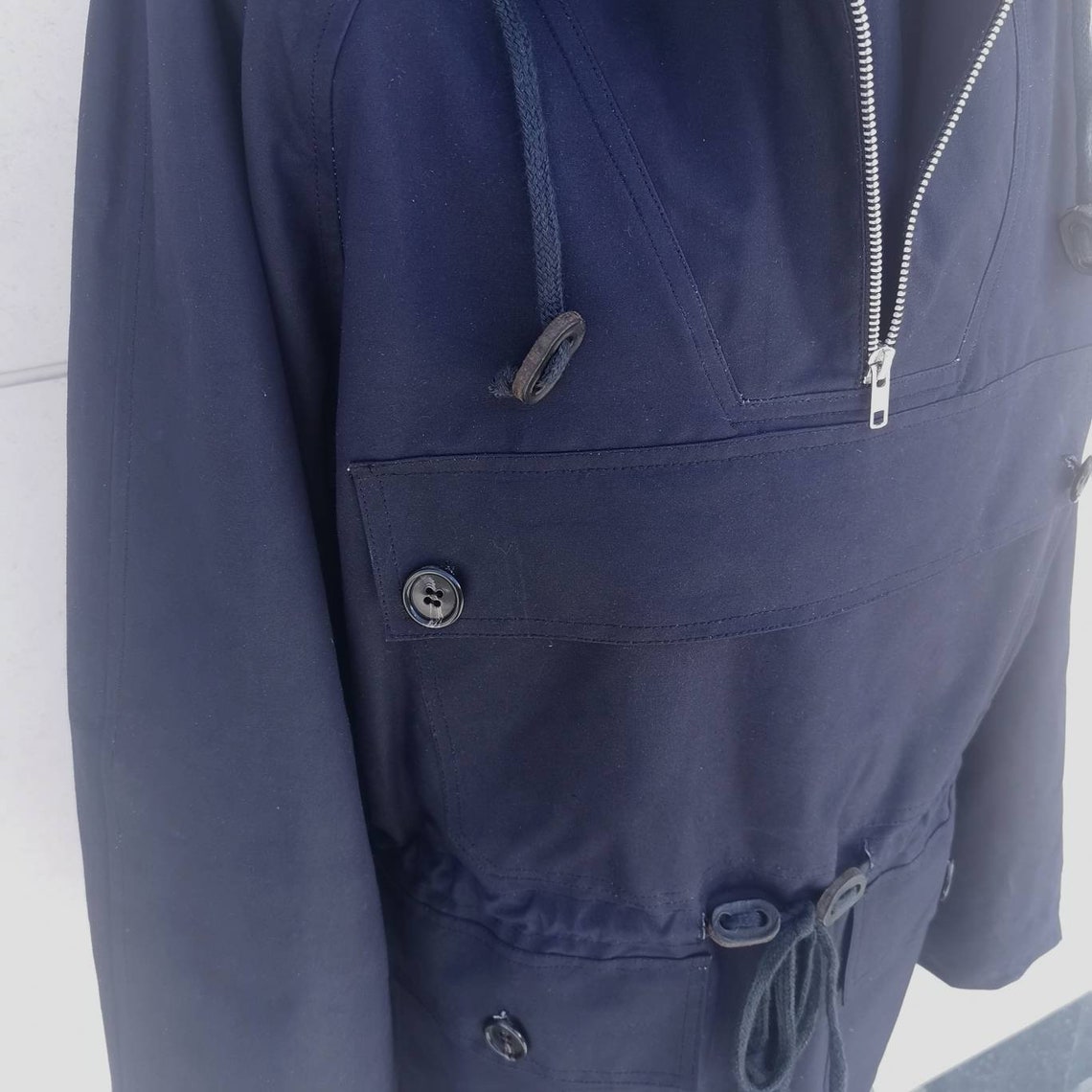 Rally Wax Cotton Scooter Smock Made in Italy Waterproof Jacket Etsy