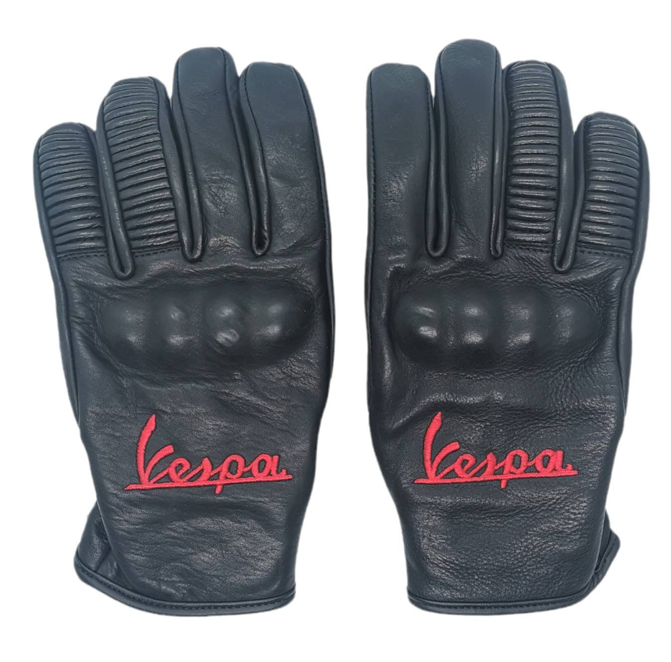 Vespa Scooter Gloves Italian Leather Mods Embroidered Hand Etsy