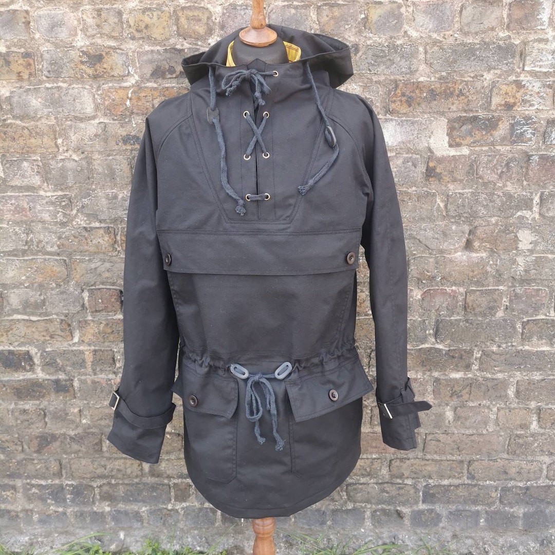 Smock, Scooter Smock, Jacket, Wax Cotton, 1960s Style, Vespa, Lambretta, Made in Italy